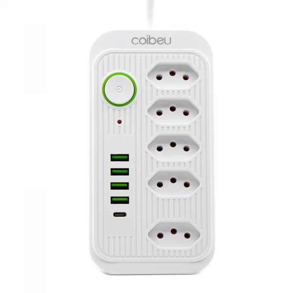 Extenção de tomadas para energia elétrica (110/220) USB TYPE-C e PLUGS DE ALIMENTAÇÃO USB