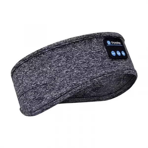 New Sleep Headphone Headband With Wireless Music Sports Sweat Absorption Hair Headband Built-In Sleep Music Eye Mask - Image 8