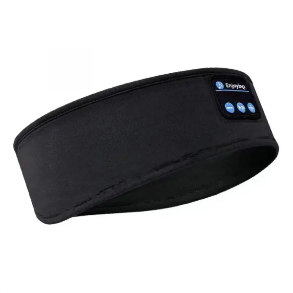 New Sleep Headphone Headband With Wireless Music Sports Sweat Absorption Hair Headband Built-In Sleep Music Eye Mask - Image 7